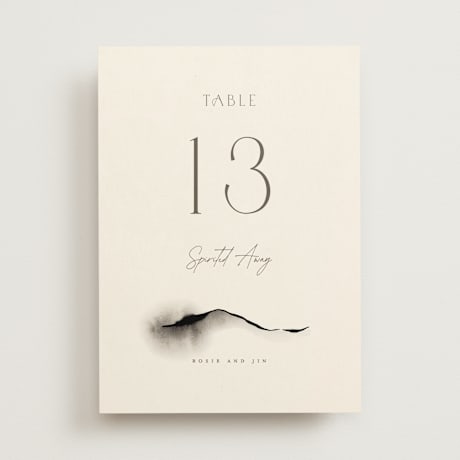 Table Numbers
