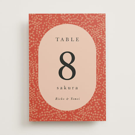 Table Numbers