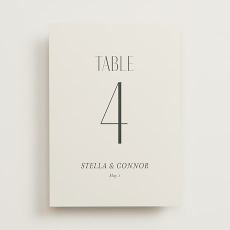 Table Numbers