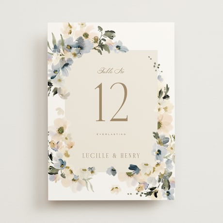 Table Numbers