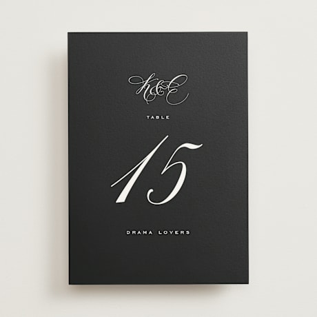 Table Numbers
