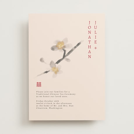 Tea Ceremony Invitations