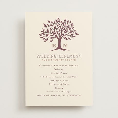 Wedding Programs