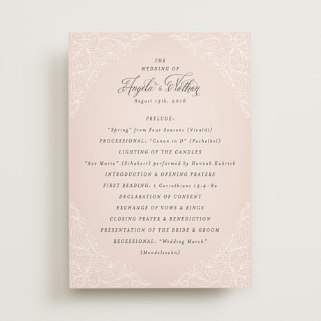 Wedding Programs