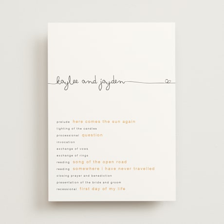 Wedding Programs