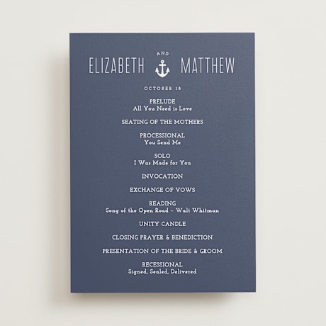 Wedding Programs