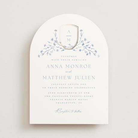 Foil-Pressed Wedding Invitations