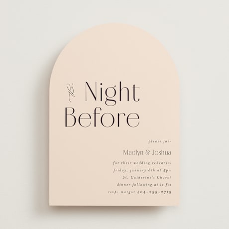Rehearsal Dinner Invitations
