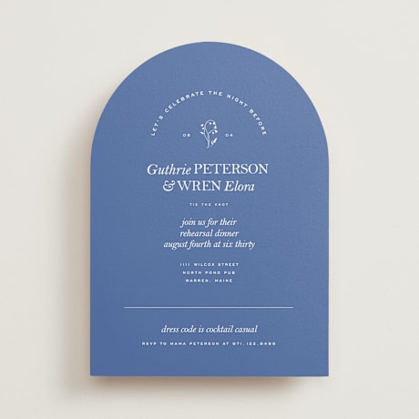 Rehearsal Dinner Invitations