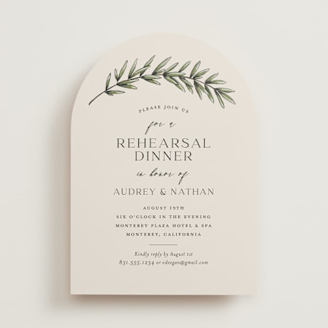 Rehearsal Dinner Invitations