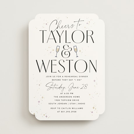 Rehearsal Dinner Invitations