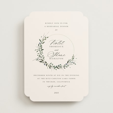 Rehearsal Dinner Invitations