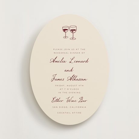 Rehearsal Dinner Invitations