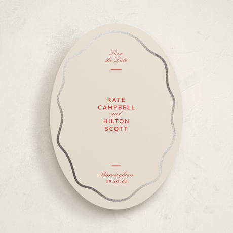 Foil-Pressed Save the Date Cards