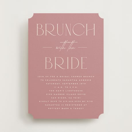Bridal Shower Invitations