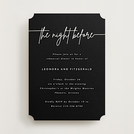 Rehearsal Dinner Invitations