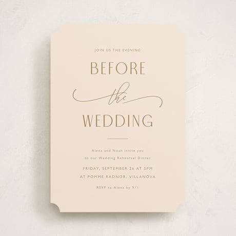 Rehearsal Dinner Invitations