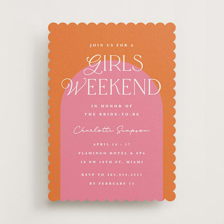 Bachelorette Party Invitations