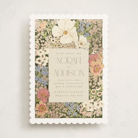 Foil-Pressed Wedding Invitations