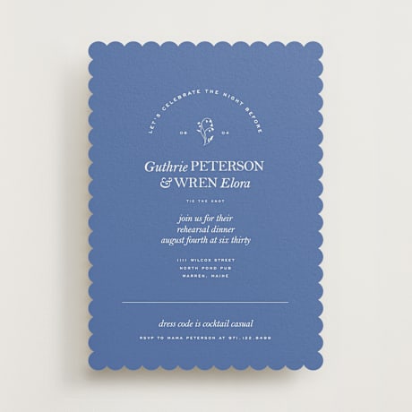 Rehearsal Dinner Invitations