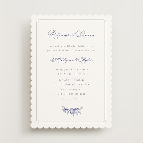 Rehearsal Dinner Invitations