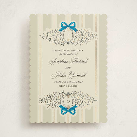 Foil-Pressed Save the Date Cards