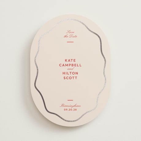 Foil-Pressed Save the Date Cards