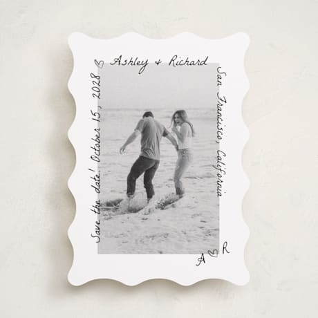 Foil-Pressed Save the Date Cards