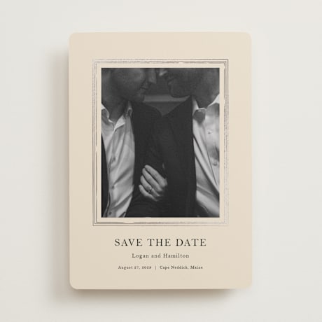 Foil-Pressed Save the Date Cards