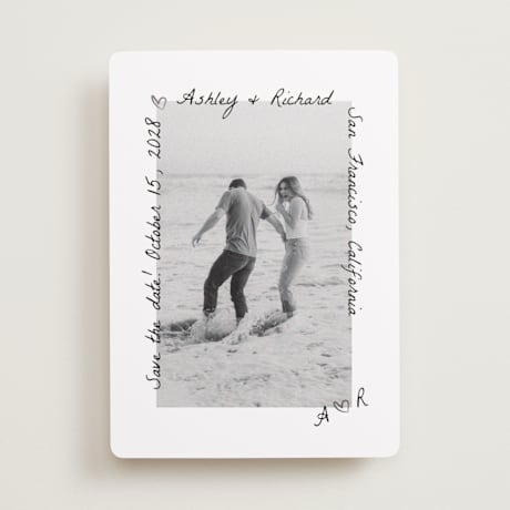 Foil-Pressed Save the Date Cards