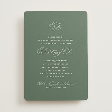 Bridal Shower Invitations