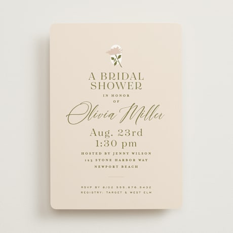 Bridal Shower Invitations