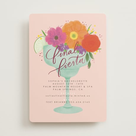 Foil-pressed Bachelorette Cards