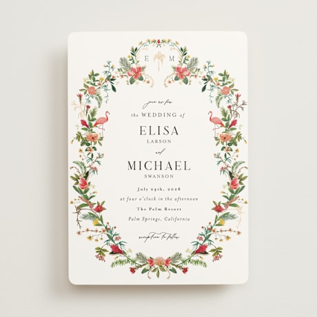 Foil-Pressed Wedding Invitations