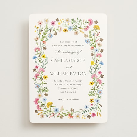 Foil-Pressed Wedding Invitations