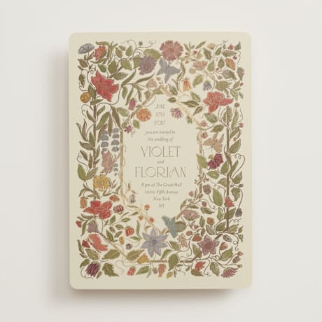 Foil-Pressed Wedding Invitations