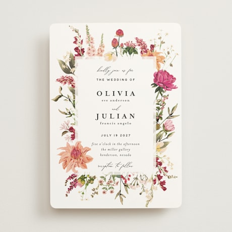 Foil-Pressed Wedding Invitations