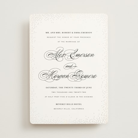 Gloss-Press Wedding Invitations