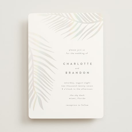 Gloss-Press Wedding Invitations