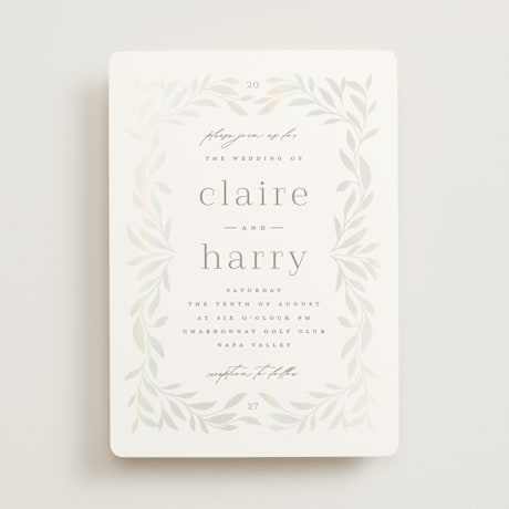 Gloss-Press Wedding Invitations