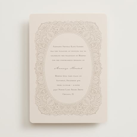 Mehndi Invitations