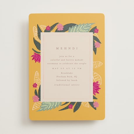 Mehndi Invitations