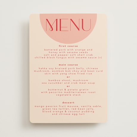 Menus