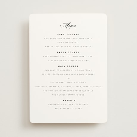 Menus