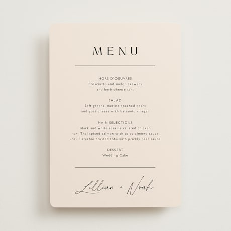 Menus