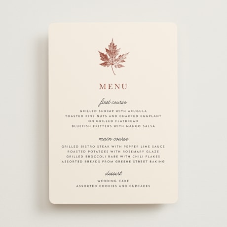 Menus
