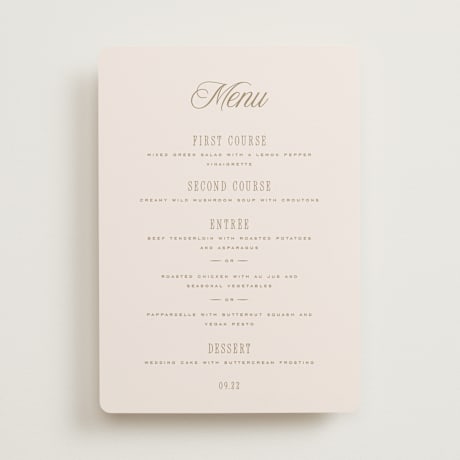 Menus