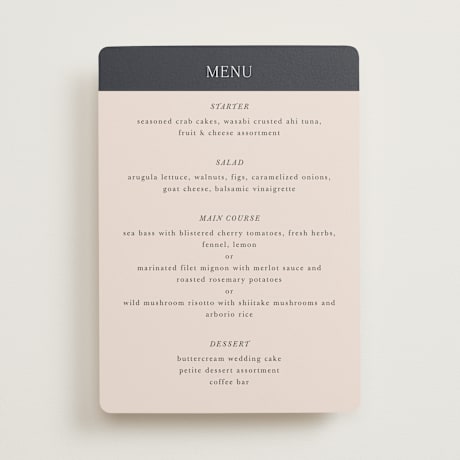 Menus