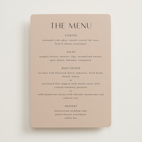 Menus
