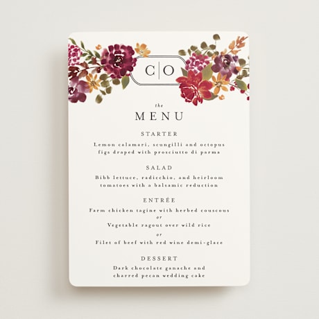 Menus